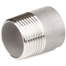 Резьба стальная оцинкованная удлиненная НР-сварка АС 50х70 мм 2" ГОСТ 3262-75