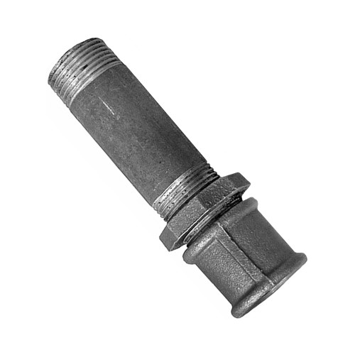 Сгон в сборе со стальной муфтой и контргайкой Ду 15 (1/2") в Самаре