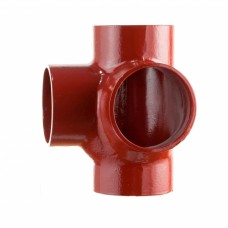 Крестовина двухплоскостная чугунная SML Ду 125-100-100 88гр безраструбная Китай