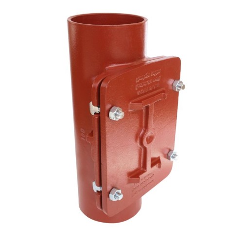 Ревизия чугунная SML Ду-125 с прямоугольной крышкой безраструбная Китай в Самаре