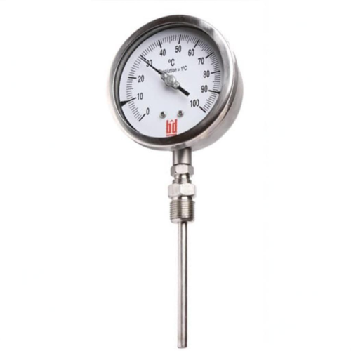 Термометр биметаллический радиальный Ру 25 ТБП-Р ЗТП 100х100 мм 1/2" в Самаре