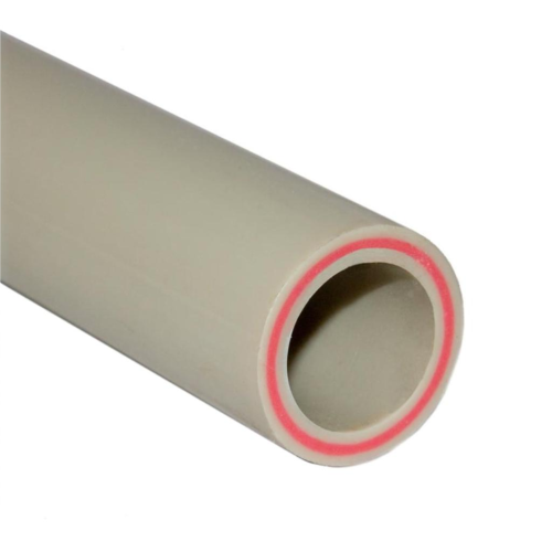 Труба полипропиленовая PP-R напорная белая армированная стекловолокном Ру 10 SDR 6 Pro Aqua Rubis 25х4,2 мм 4 м в Самаре