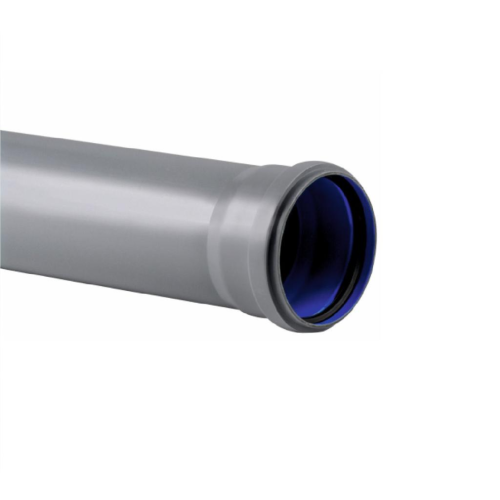 Труба полипропиленовая PP-MD безапорная светло-серая с раструбом канализационная Ostendorf 90х4,5 мм 0,5 м ТУ 2248-001­66151982-2010 в Самаре