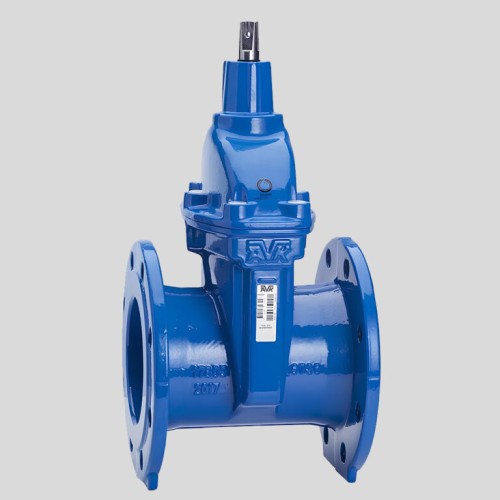 Задвижка клиновая чугунная фланцевая с невыдвижным штоком с обрезиненным клином под электропривод с невыдвижным штоком Ру 16 VOC4241CM Tecofi 50 мм