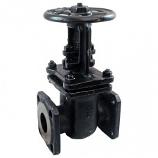 Задвижка клиновая чугунная фланцевая с выдвижныи шпинделем Ру 10 30ч6бр ЛМЗ 100х230 мм