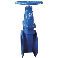 Задвижка клиновая чугунная фланцевая с обрезиненным клином Ру 16 R55F Giacomini 100 мм