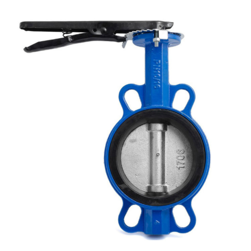 Затвор ручной со стальный диском и рукояткой межфланцевый 1,6 МПа EPDM VP5445S GGG50 Tecofi 65 мм в Самаре