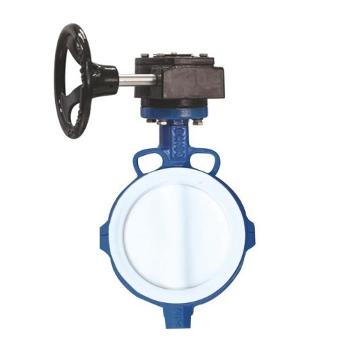 Затвор с чугунным диском и редуктором межфланцевый 2,5 МПа EPDM VP4458 Tecofi 200 мм в Самаре