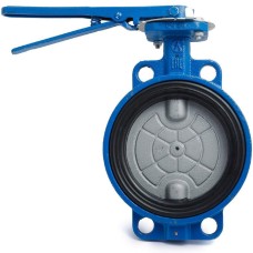 Затвор ручной с нержавеющий диском и рукояткой межфланцевый 1,6 МПа EPDM Genebre 2109 GG20 Genebre 65 мм