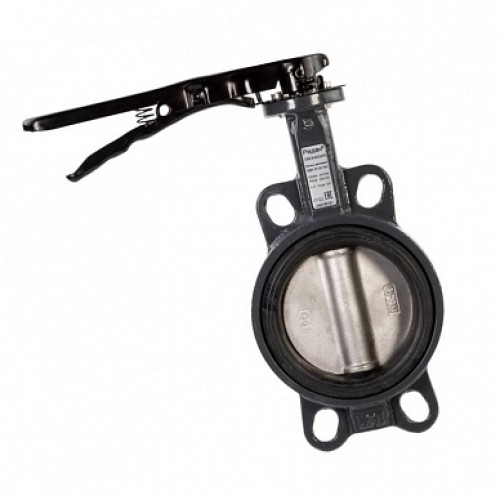 Затвор ручной с чугунным диском и рукояткой межфланцевый 1,6 МПа EPDM EURO Benarmo 125 мм в Самаре