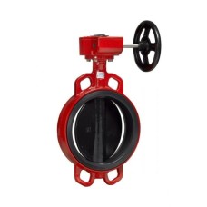 Затвор с чугунным диском и редуктором межфланцевый 1,6 МПа EPDM ЗПТС GG25 АДЛ 80 мм